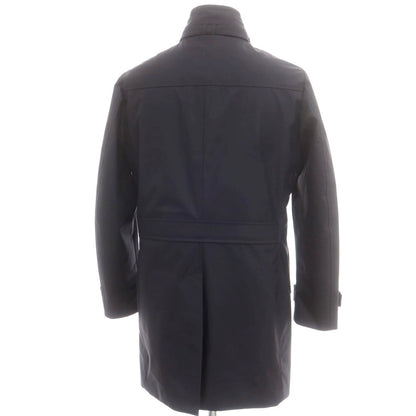 【中古】ムーレー MOORER ポリエステル 中綿入り ダブルブレストコート ネイビー【 48 】【 状態ランクB 】【 メンズ 】
