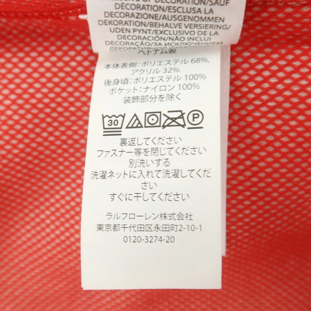 【中古】ポロスポーツ POLO SPORTS ジップアップ フリースジャケット ホワイトxブルー【サイズM】【 状態ランクB 】【 メンズ 】 [DPD]