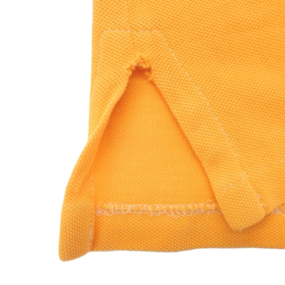 [Used] Polo Ralph Lauren Cotton Pique Short Sleeve Polo Shirt Yellow Orange [L] [Condition Rank C] [Men&