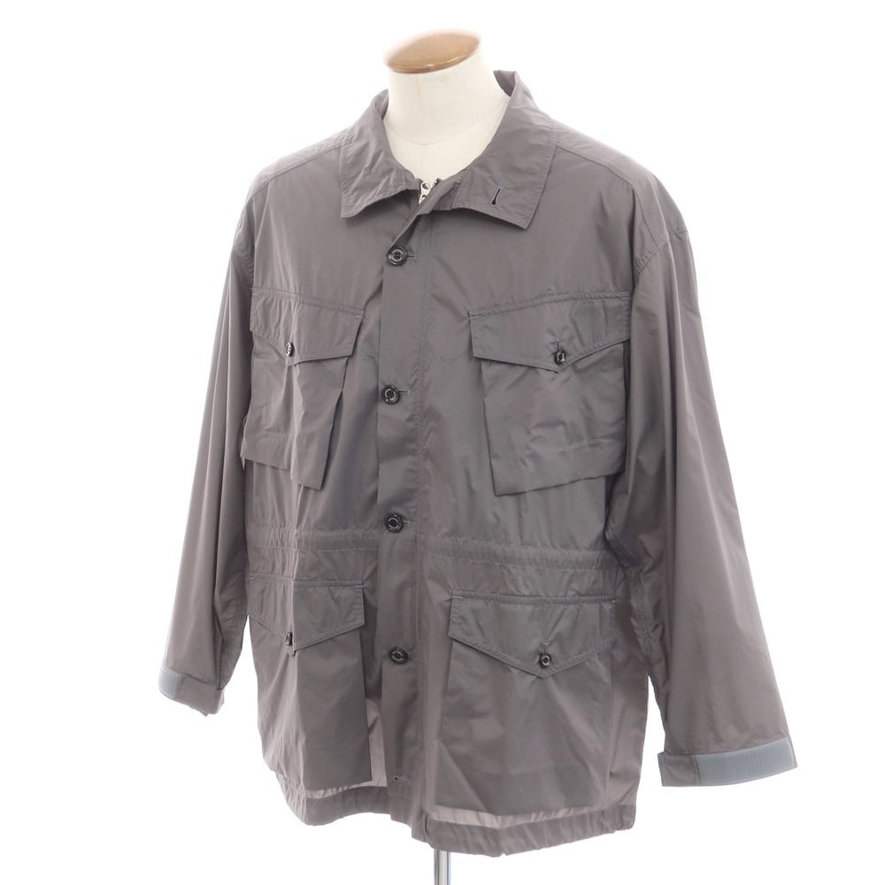 【中古】モンゴメリー Montgomery ナイロン ミリタリージャケット グレー【 2 】【 状態ランクB 】【 メンズ 】