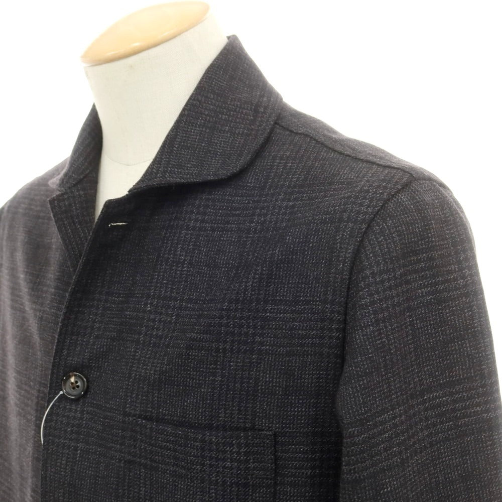 【中古】トゥモローランド TOMORROWLAND ウール チェック セットアップ ダークグレー【 S 】【 状態ランクB 】【 メンズ 】