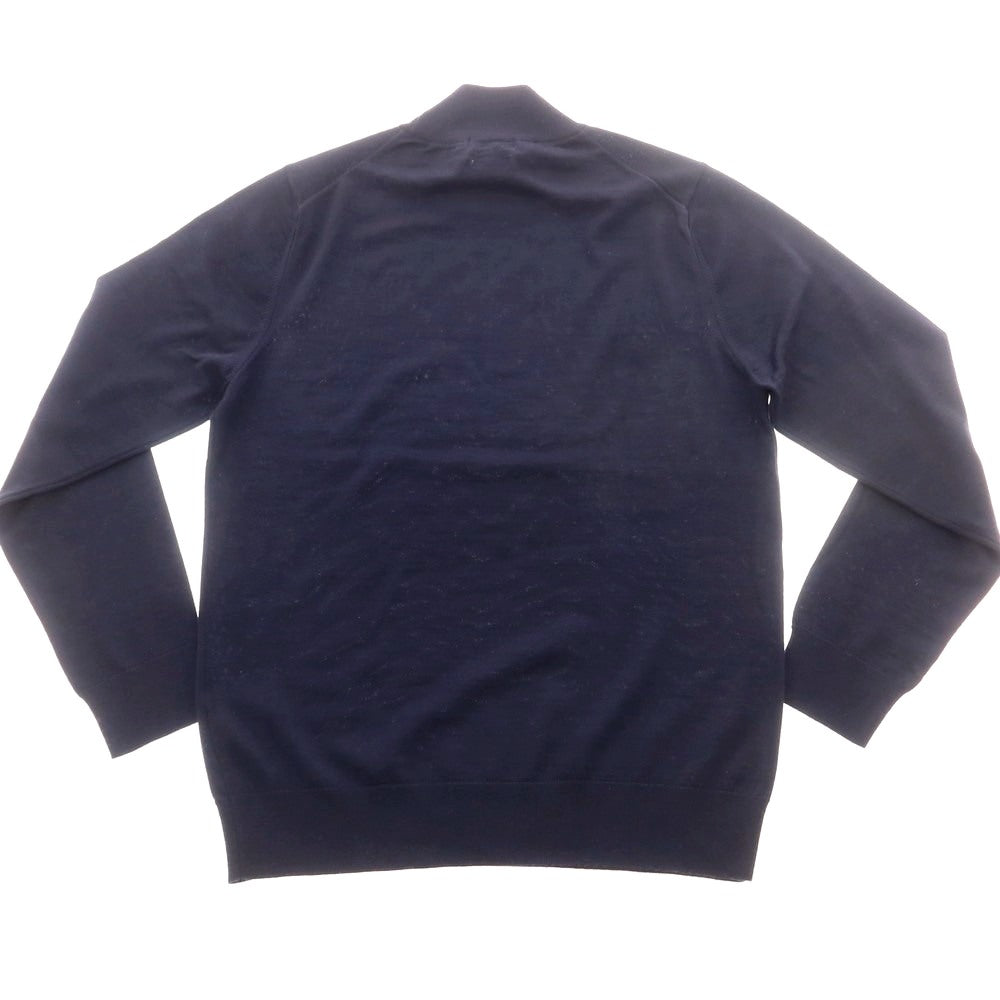 【中古】ジム gim ハイゲージ ウール ハイネック プルオーバーニット ネイビー【 46 】【 状態ランクB 】【 メンズ 】