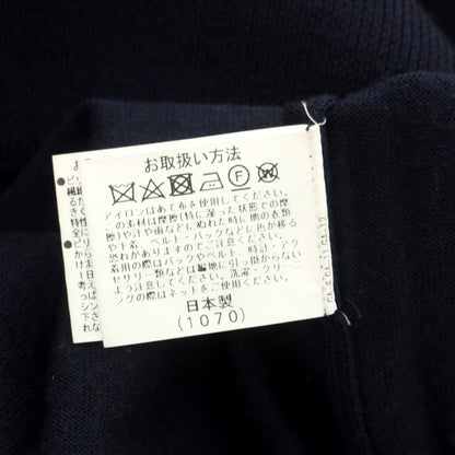 【中古】ジム gim ハイゲージ ウール ハイネック プルオーバーニット ネイビー【 46 】【 状態ランクB 】【 メンズ 】