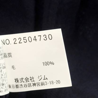 【中古】ジム gim ハイゲージ ウール ハイネック プルオーバーニット ネイビー【 46 】【 状態ランクB 】【 メンズ 】