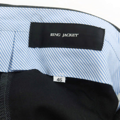 【中古】リングヂャケット RING JACKET ウール ドレススラックスパンツ チャコール【 46 】【 状態ランクB 】【 メンズ 】