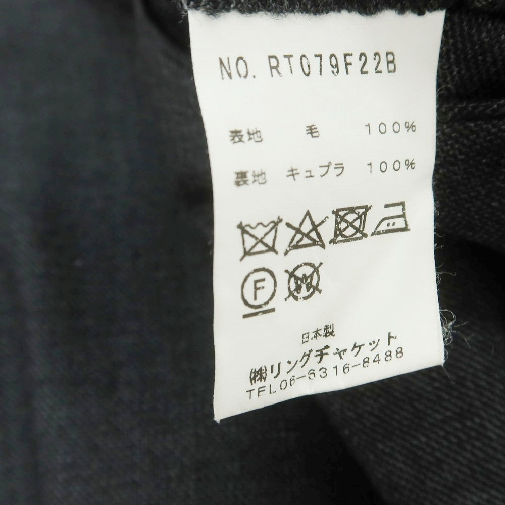 【中古】リングヂャケット RING JACKET ウール ドレススラックスパンツ チャコール【 46 】【 状態ランクB 】【 メンズ 】