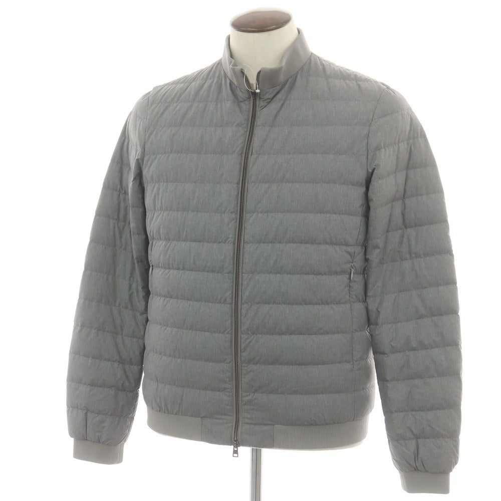 【中古】ヘルノ Herno ナイロン ダウンジャケット グレー【 50 】【 状態ランクB 】【 メンズ 】