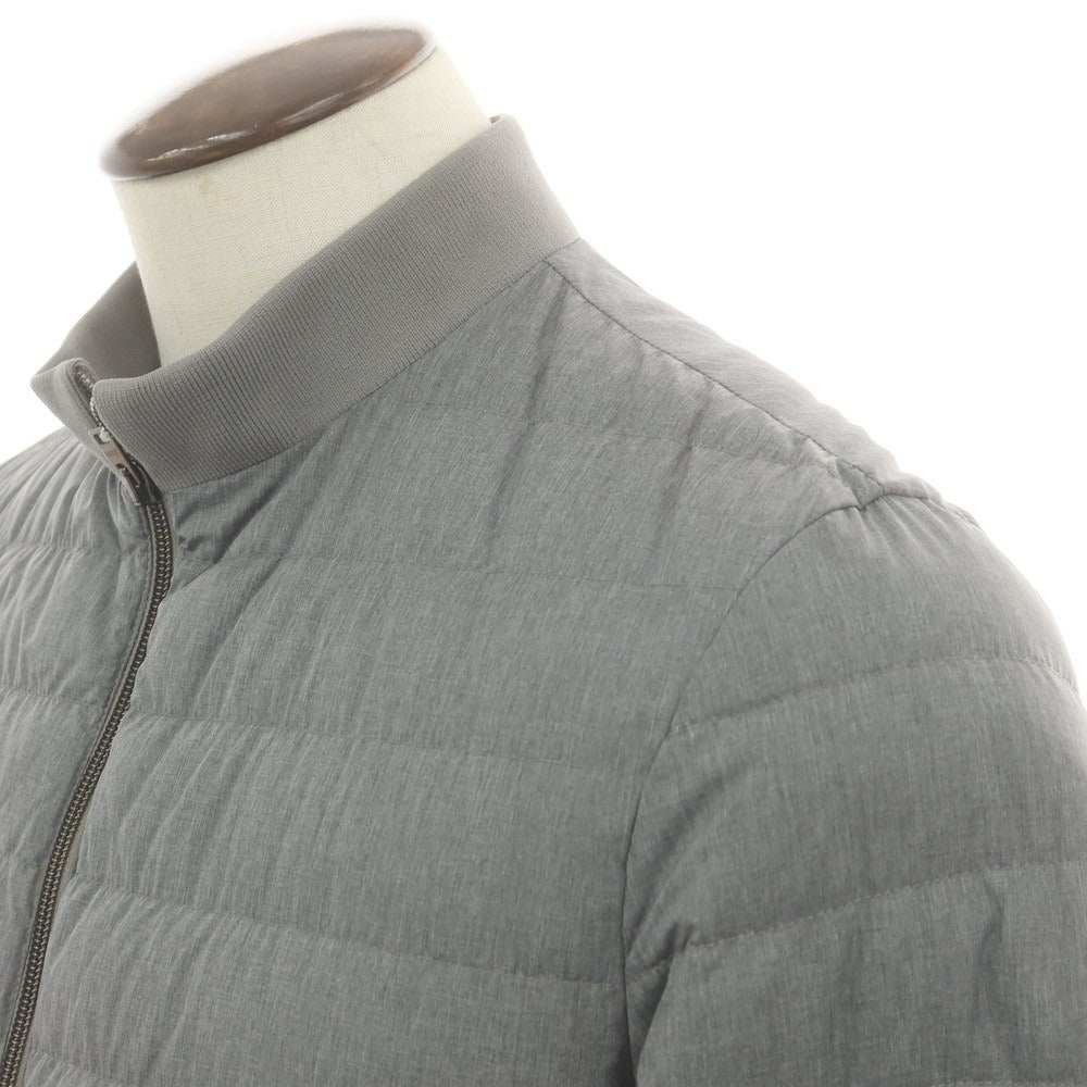 【中古】ヘルノ Herno ナイロン ダウンジャケット グレー【 50 】【 状態ランクB 】【 メンズ 】