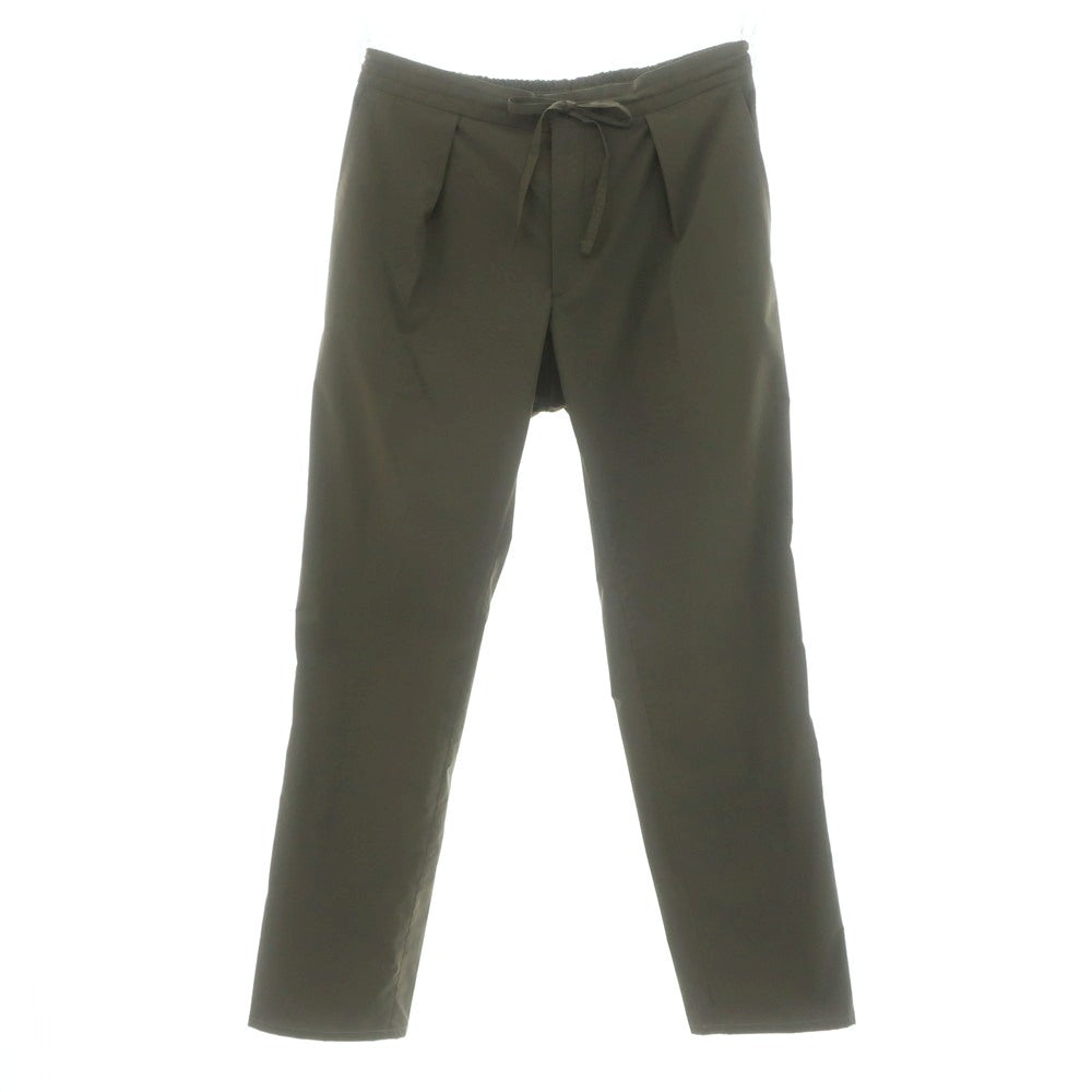 [Used] INCOTEX Polyester SLOWEAR TEKNOSARTORIAL Easy Slacks Pants Olive [50] [Condition Rank C] [Men&