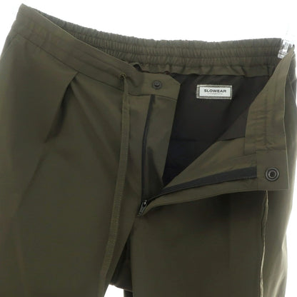 [Used] INCOTEX Polyester SLOWEAR TEKNOSARTORIAL Easy Slacks Pants Olive [50] [Condition Rank C] [Men&