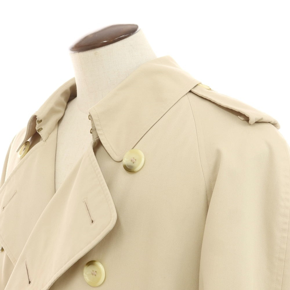 【中古】バーバリー BURBERRY ポリエステルコットン トレンチコート ライトベージュ【 50 】【 状態ランクC 】【 メンズ 】