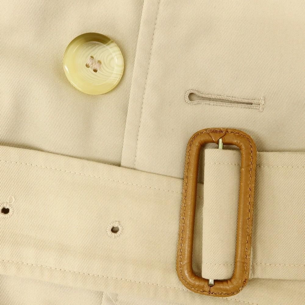 【中古】バーバリー BURBERRY ポリエステルコットン トレンチコート ライトベージュ【 50 】【 状態ランクC 】【 メンズ 】