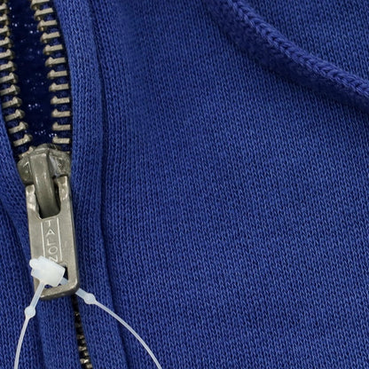 【中古】ポロ ラルフローレン Polo Ralph Lauren コットンポリエステル スウェット ジップアップ パーカー ブルー【 Ｍ 】【 状態ランクC 】【 メンズ 】