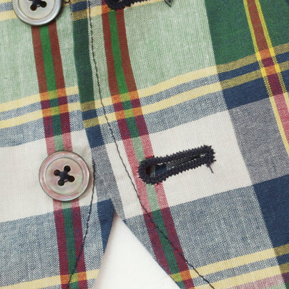 【中古】ポロ ラルフローレン Polo Ralph Lauren コットン チェック ジレ ベスト マルチカラー【 M 】【 状態ランクB 】【 メンズ 】