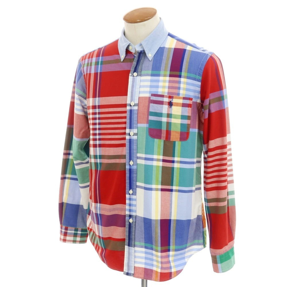 [Used] Ralph Lauren Cotton Check Button-down Casual Shirt Multicolor [M] [Condition Rank B] [Men&