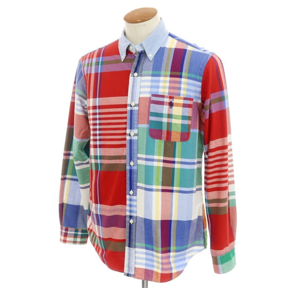[Used] Ralph Lauren Cotton Check Button-down Casual Shirt Multicolor [M] [Condition Rank B] [Men&