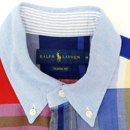 [Used] Ralph Lauren Cotton Check Button-down Casual Shirt Multicolor [M] [Condition Rank B] [Men&