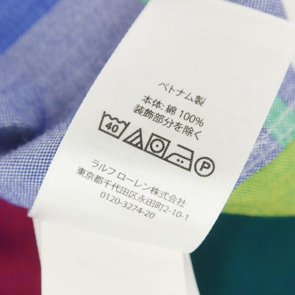 [Used] Ralph Lauren Cotton Check Button-down Casual Shirt Multicolor [M] [Condition Rank B] [Men&