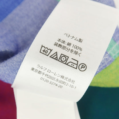 [Used] Ralph Lauren Cotton Check Button-down Casual Shirt Multicolor [M] [Condition Rank B] [Men&