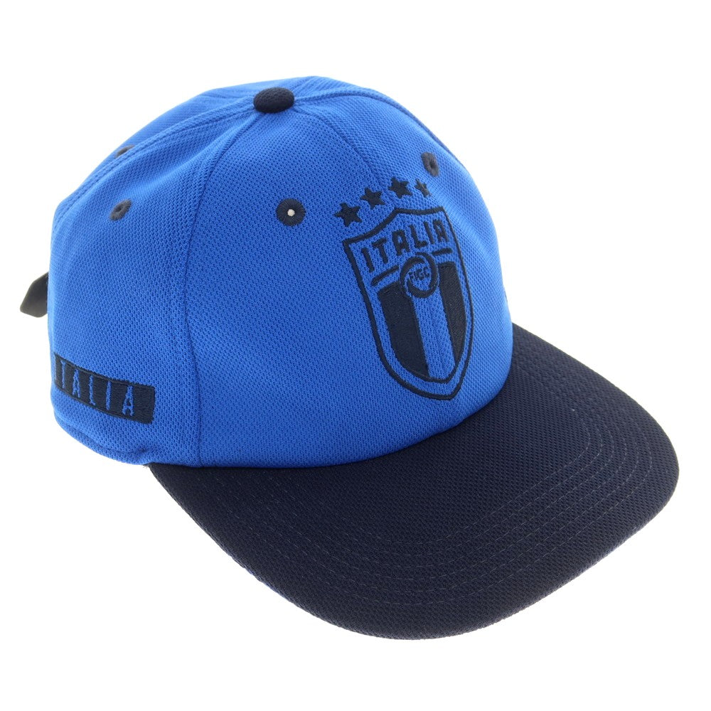 [Used] PUMA Italian Soccer National Team Emblem Cap Azzurro Blue x Dark Navy [Condition Rank B] [Men&