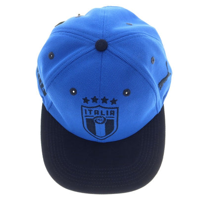 [Used] PUMA Italian Soccer National Team Emblem Cap Azzurro Blue x Dark Navy [Condition Rank B] [Men&