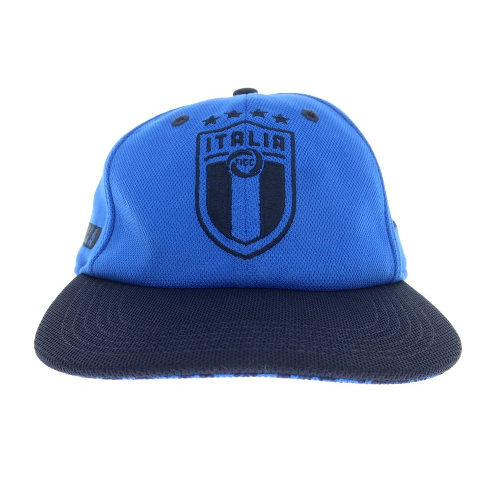 [Used] PUMA Italian Soccer National Team Emblem Cap Azzurro Blue x Dark Navy [Condition Rank B] [Men&