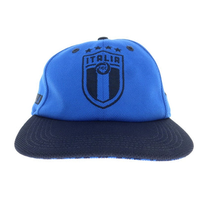 [Used] PUMA Italian Soccer National Team Emblem Cap Azzurro Blue x Dark Navy [Condition Rank B] [Men&
