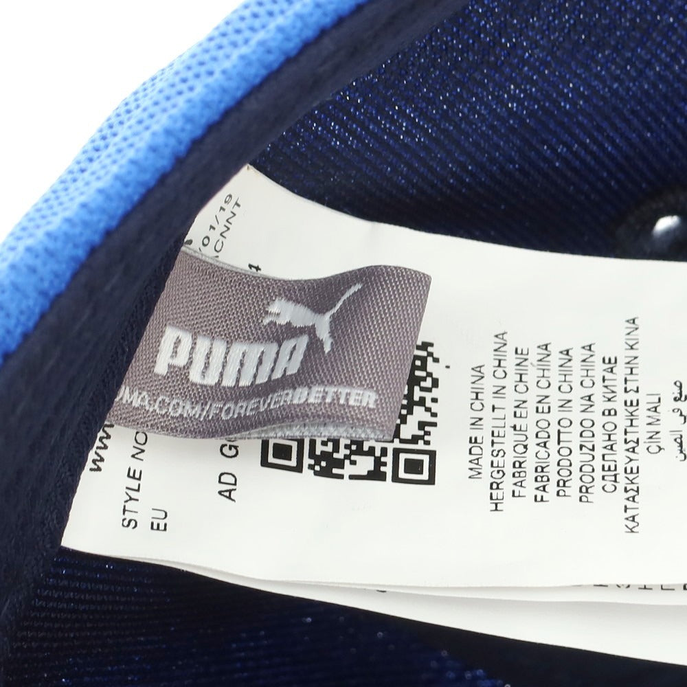 [Used] PUMA Italian Soccer National Team Emblem Cap Azzurro Blue x Dark Navy [Condition Rank B] [Men&