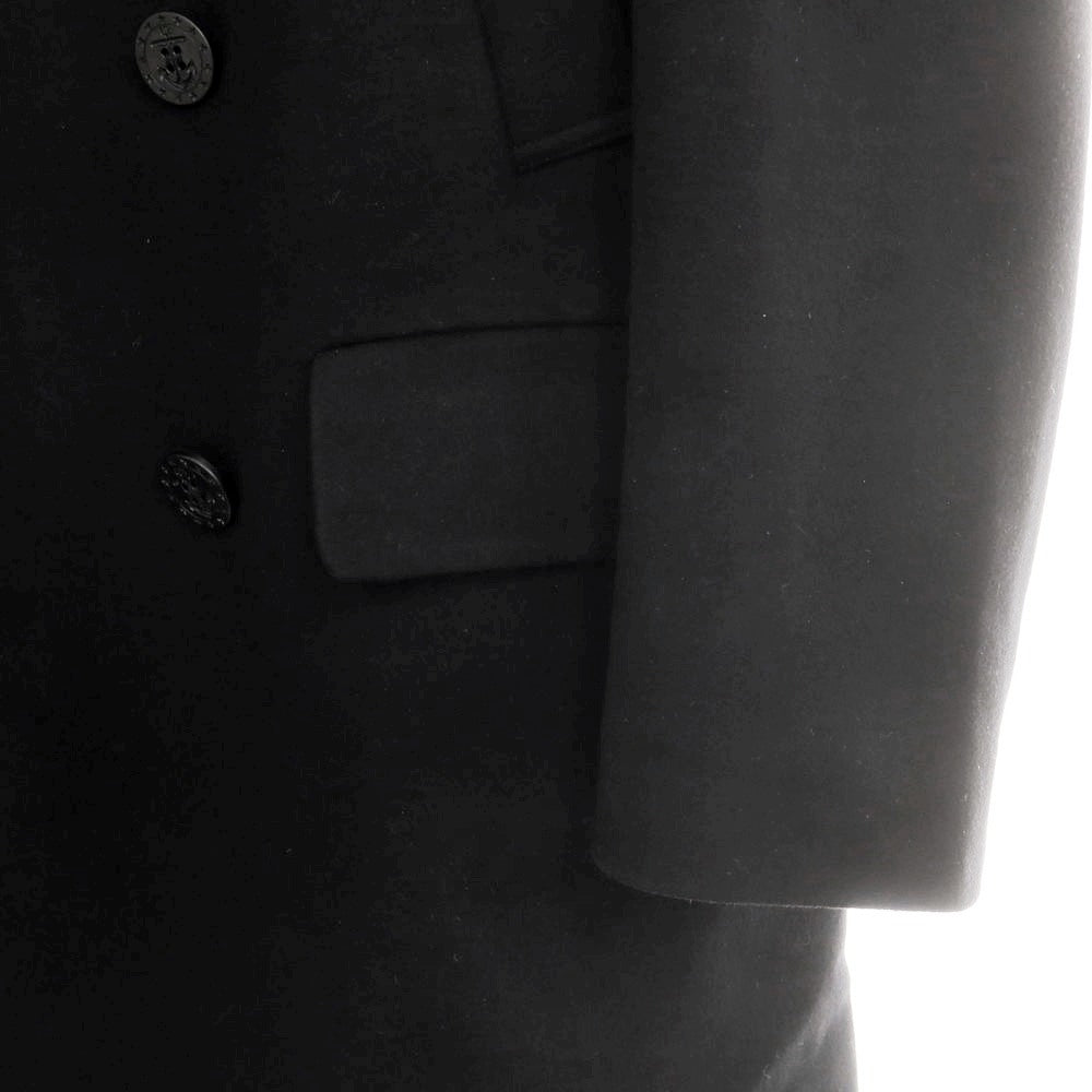 【中古】モーヴ MOVB ウール オーバーサイズ ピーコート ブラック【 46 】【 状態ランクB 】【 メンズ 】