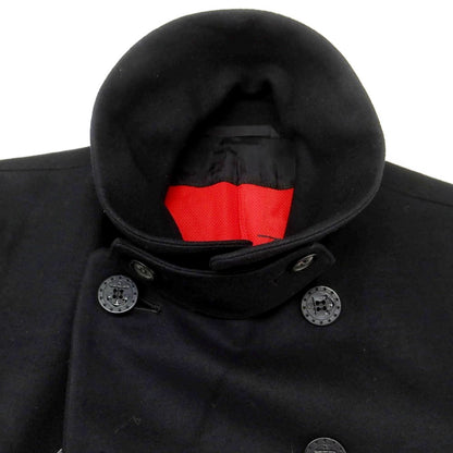 【中古】モーヴ MOVB ウール オーバーサイズ ピーコート ブラック【 46 】【 状態ランクB 】【 メンズ 】