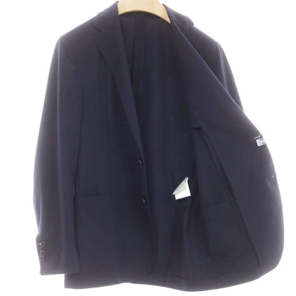 【中古】ラルディーニ LARDINI ポリエステルレーヨン 3つボタンスーツ ダークネイビー【 48 】【 状態ランクD 】【 メンズ 】