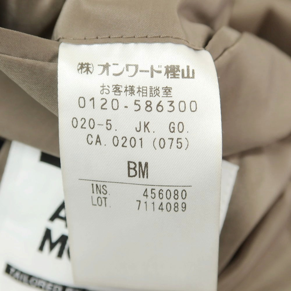 [Used] Gotairiku polyester wool jersey 2B tailored jacket, navy x black [BM] [Condition rank B] [Men&