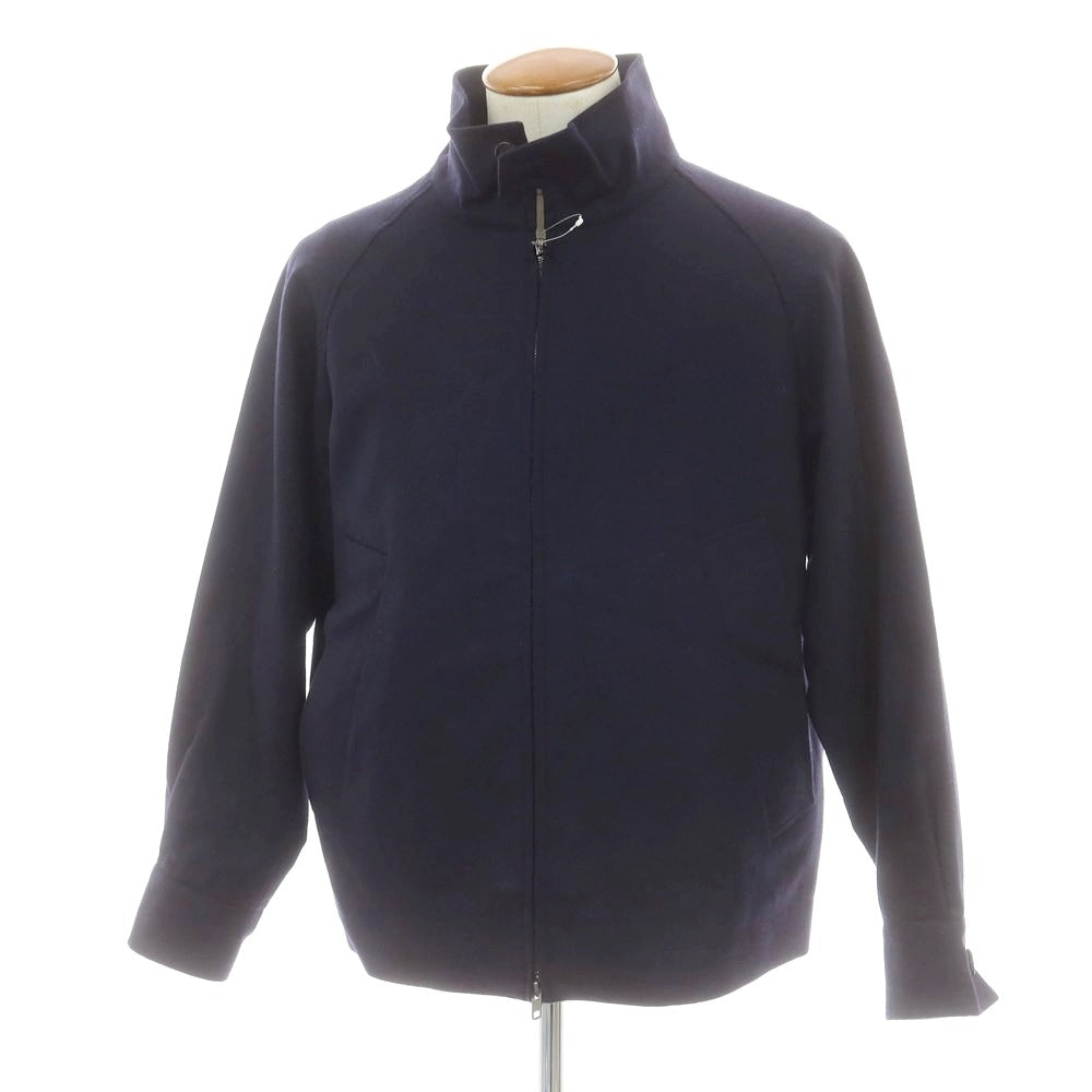 【中古】マーガレットハウエル MARGARET HOWELL FOX BROTHERS フランネルウール スイングトップ ブルゾン ネイビー【 M 】【 状態ランクB 】【 メンズ 】