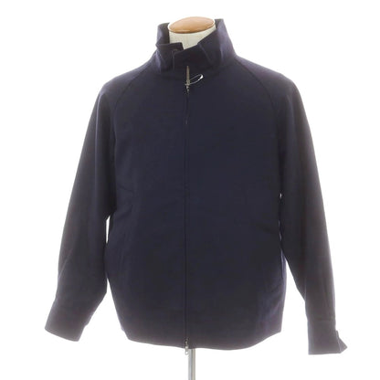 【中古】マーガレットハウエル MARGARET HOWELL FOX BROTHERS フランネルウール スイングトップ ブルゾン ネイビー【 M 】【 状態ランクB 】【 メンズ 】