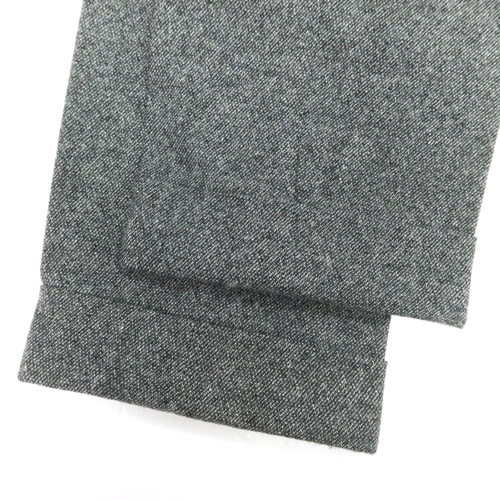 【中古】ユニバーサルランゲージ UNIVERSAL LANGUAGE カシミヤ混 ストレッチウール ドレススラックスパンツ ブラックxホワイト【 LL 】【 状態ランクB 】【 メンズ 】