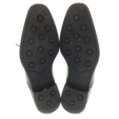 [Used] UNIVERSAL LANGUAGE Glass Leather Straight Tip Dress Shoes Black [25 1/2] [Condition Rank B] [Men&