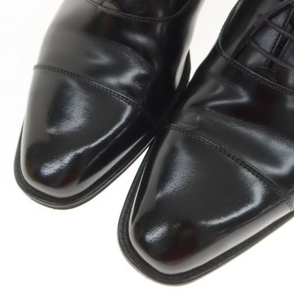 [Used] UNIVERSAL LANGUAGE Glass Leather Straight Tip Dress Shoes Black [25 1/2] [Condition Rank B] [Men&