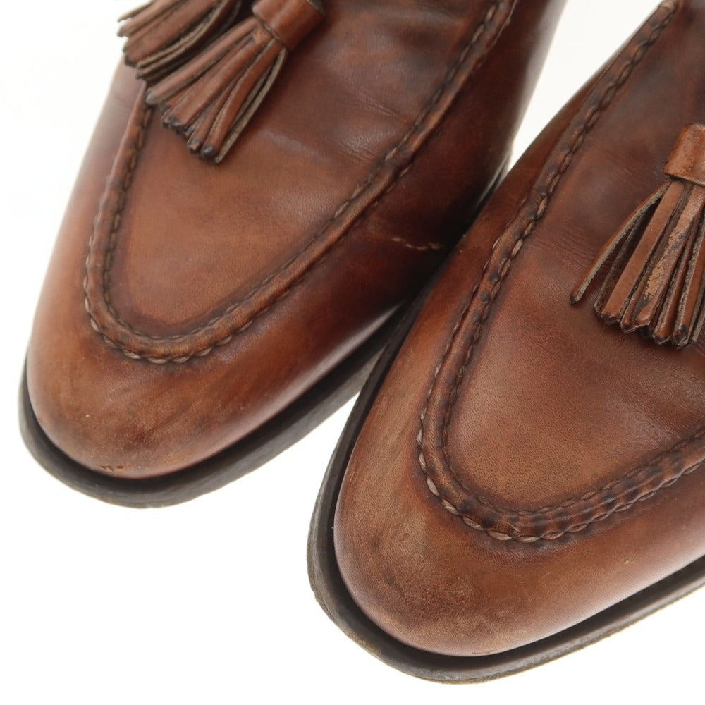 [Used] Santoni Tassel Loafers Antique Brown [6] [Condition Rank D] [Men&