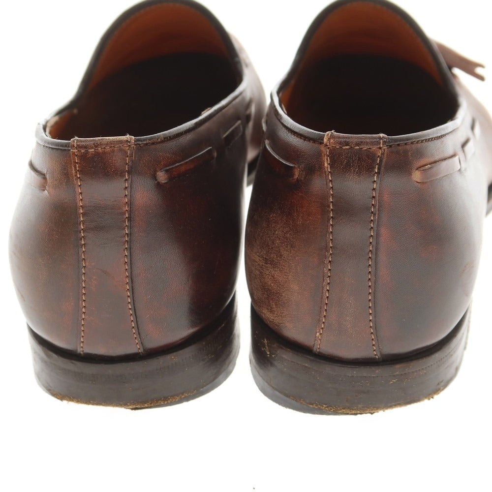 [Used] Santoni Tassel Loafers Antique Brown [6] [Condition Rank D] [Men&