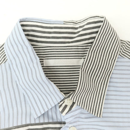 [Used] DISCOVERED Cotton Striped Casual Shirt Blue x Black [1] [Condition Rank B] [Men&