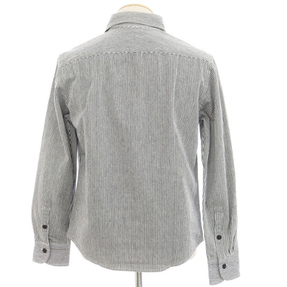 [Used] Sweep!! Cotton Striped Pullover Casual Shirt Navy x White [1] [Condition Rank A] [Men&