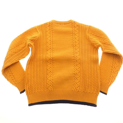 【中古】マックレガー McGregor コットンポリエステル クルーネック プルオーバーニット オレンジ系xネイビー【 M 】【 状態ランクA 】【 メンズ 】