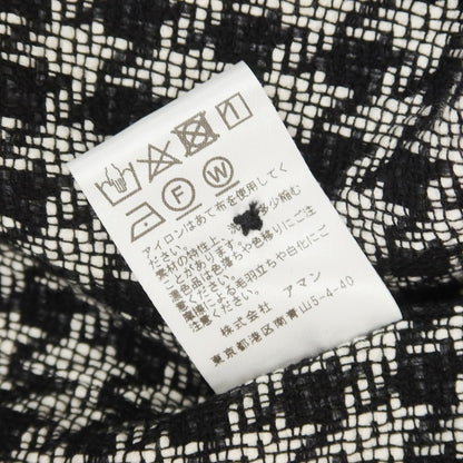 【中古】ザ ジジ THE GIGI コットンアクリル ハウンドトゥース柄 スイングトップ ブルゾン ブラックxホワイト【 L 】【 状態ランクA 】【 メンズ 】
