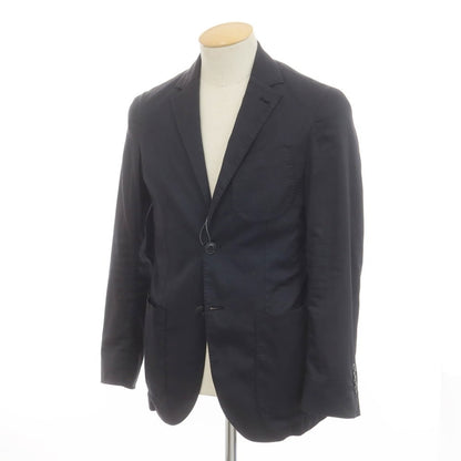 [Used] CP Company Cotton Nylon Polyurethane 2B Casual Jacket Black Navy [44] [Condition Rank C] [Men&