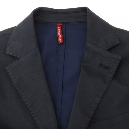 [Used] CP Company Cotton Nylon Polyurethane 2B Casual Jacket Black Navy [44] [Condition Rank C] [Men&