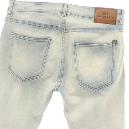 [Used] ENTRE AMIS Stretch Cotton Jeans Denim Pants Light Blue [32] [Condition Rank B] [Men&