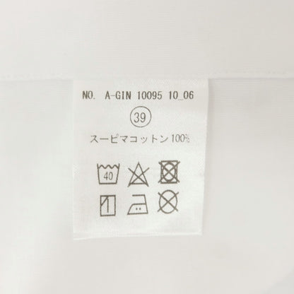 [Used] ARCODIO Supima Cotton Dress Shirt White [39] [Condition Rank B] [Men&