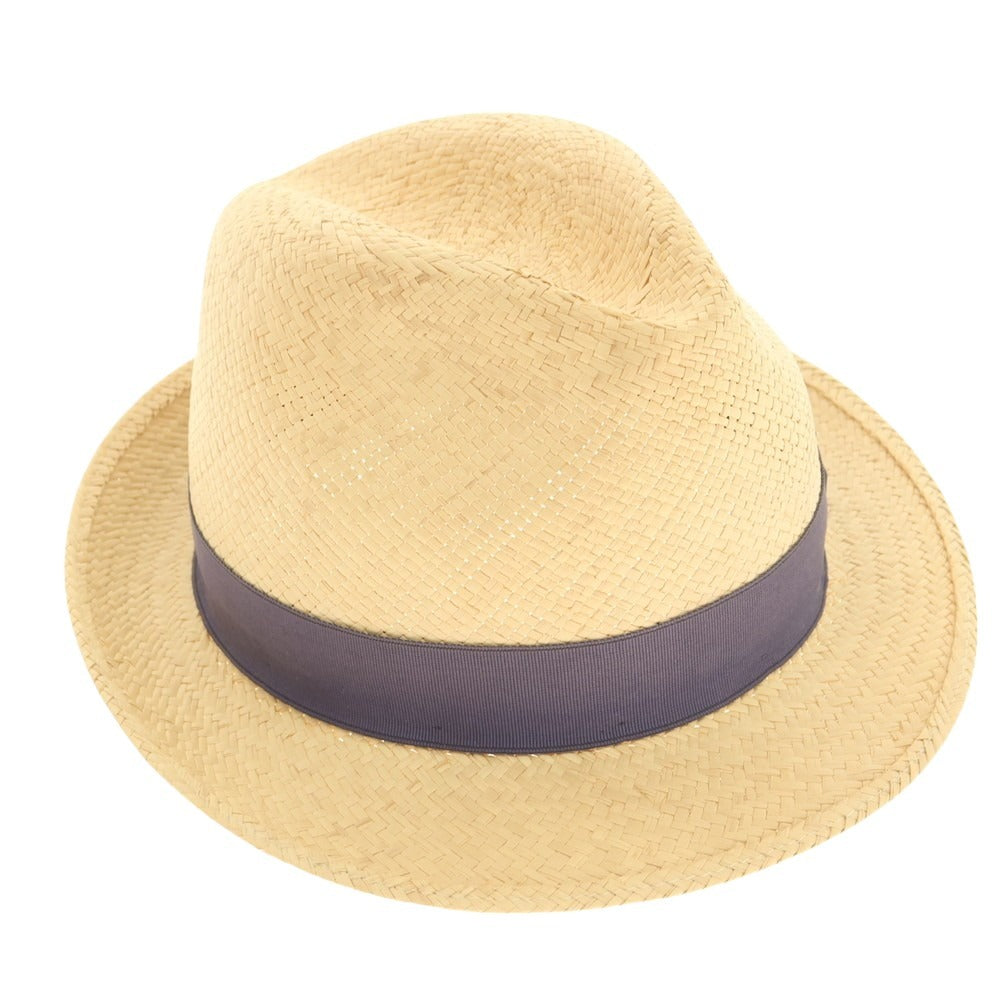 [Used] Borsalino straw hat, beige [57] [Condition rank B] [Men&
