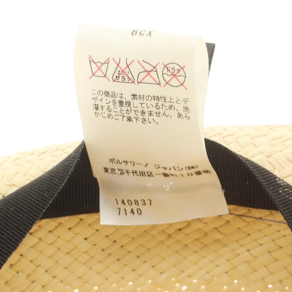 [Used] Borsalino straw hat, beige [57] [Condition rank B] [Men&