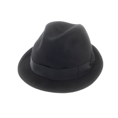 【中古】テシ Tesi ウール 中折れハット ブラック【 58 】【 状態ランクC 】【 メンズ 】